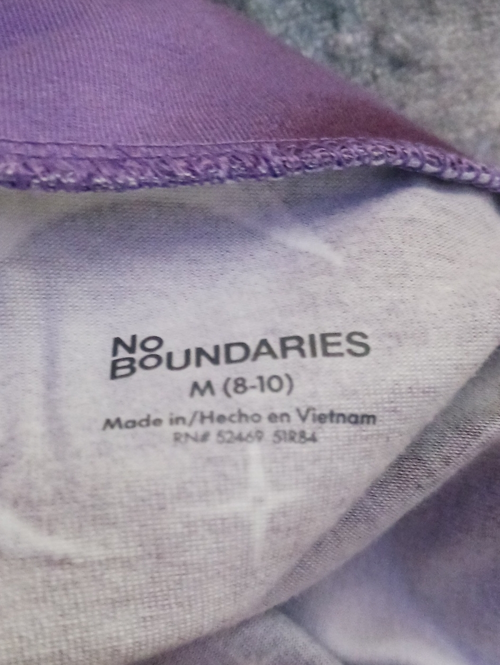 No Boundaries Halloween Legging Medium Bats - Picture 2 of 4